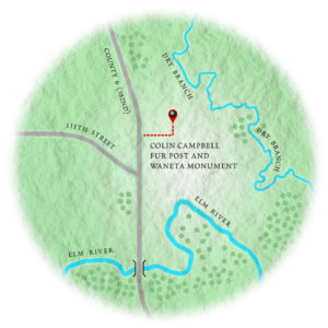 Waneta: The Very Important Sioux 39 Wanetamap