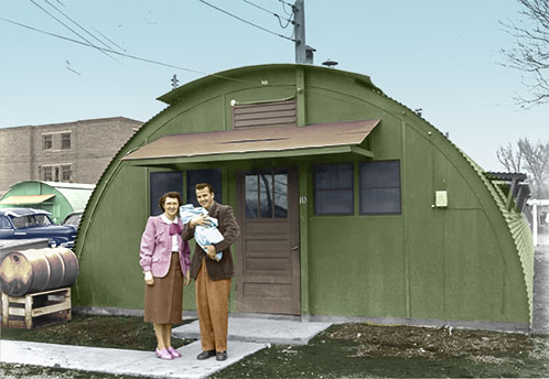 Chilsonfamilyoutsidequonset10
