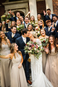 Blissful Devotion 22 Cheering Wedding Party