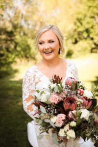 Blissful Devotion 24 Bride With Bouquet
