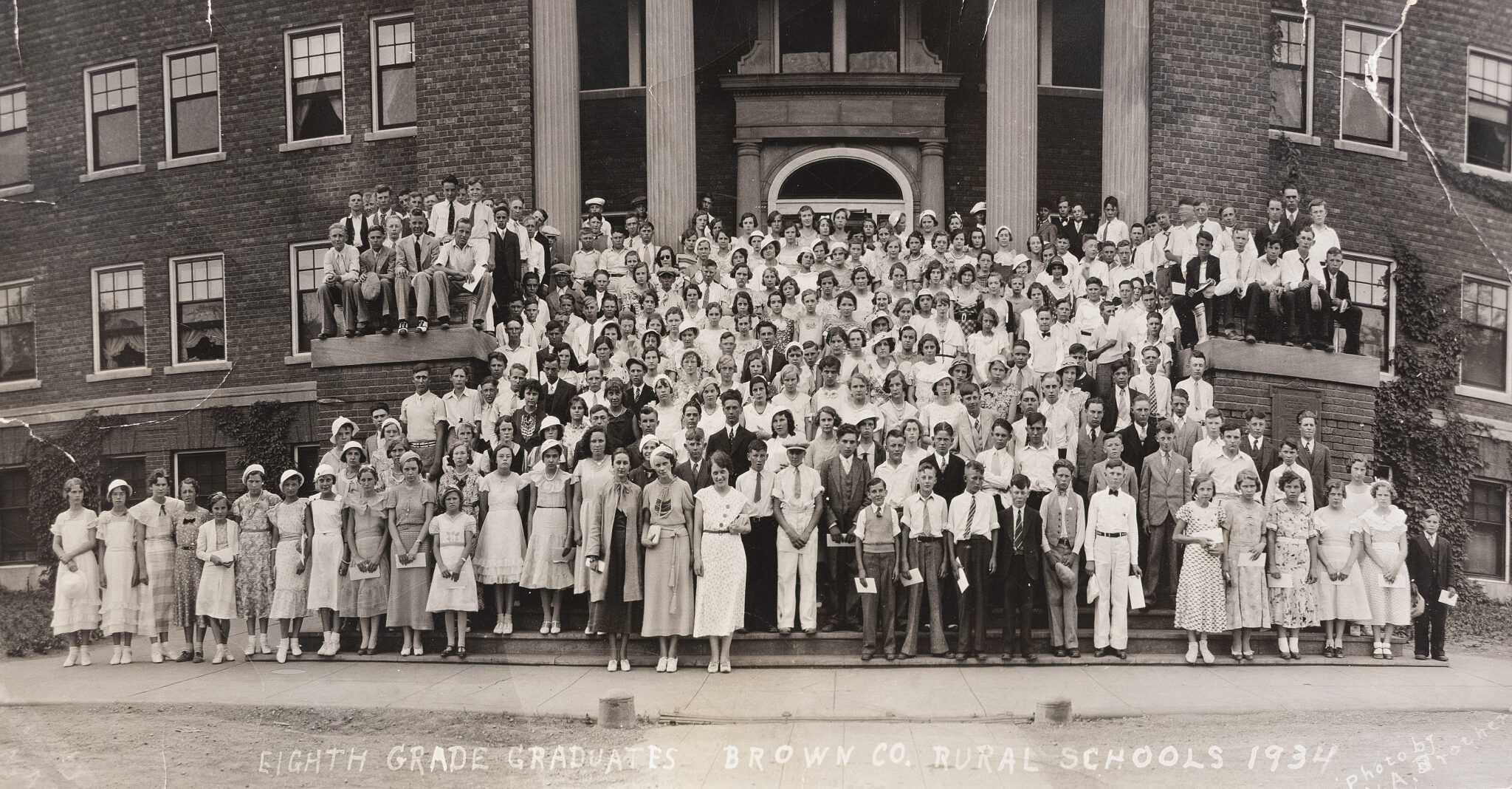 Beautiful: The Country School Experience In Brown County 21 Entire 1934 Class Dpm Scaled